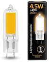 Лампа LED G4 AC220-240V 4.5W 3000K Glass 1/10/200