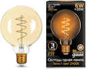 Лампа LED Filament G95 Flexible E27 6W Golden 2400К 1/20