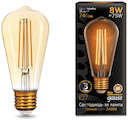 Ретро-лампа LOFT Golden (золотистое напыление) Black, , E27, 8Вт, 740Лм, 2400К, не диммируе...