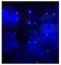 Гирлянда Айсикл (бахрома) светодиодный 5.6х0.9м черный провод 220В синий