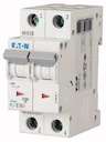 Выключатель автоматический модульный 2п C 5А 10кА PL7-C5/2 EATON 165099