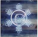 Фигура из дюралайта "Снежинка с Дедом Морозом" 107х95см бел.\красн. 220В IP44 NEON-NIGHT 501-339