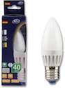 Лампа светодиодная C37 5Вт свеча 4000К бел. E27 420лм 180-240В REV 32274 0