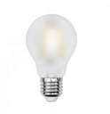 Лампа светодиодная LED 8вт 200-250В форма А матовое 800Лм Е27 3000К Uniel Sky филамент
