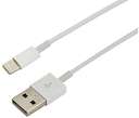 USB кабель для iPhone 5/6/7 моделей шнур 1М белый, без индивидуальной упаковки