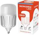 Лампа светодиодная высокомощная LED 100Вт E40 6500К 8300лм (переходник на Е40 в комплекте) ЭКОНОМКА Eco100wHWLEDE4065