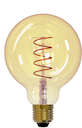 Лампа светодиодная декоративная LED 4вт 220-240В шар G95 400Лм Е27 2250К золотая колба спиральная нить Uniel Vintage