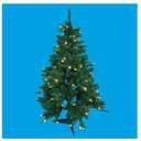 Дерево светодиодное "елочка" ULD-T0612-100/SBA WARM WHITE IP20 XMAS TREE 120см 100 светодиодов свет тепл. бел. провод черн. Uniel UL-00002333