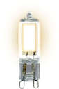 Лампа светодиодная LED-JCD-4W/WW/G9/CL GLZ01TR прозр. свет теплый бел. 3000К упак. картон Uniel UL-00001815