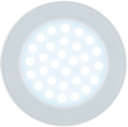 Светильник светодиодный накладной ULE-R03-3W/NW IP41 WHITE картон для интерьер. освещения 3Вт корпус алюм. бел. Свет бел. Упак. Картон Uniel 08288