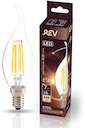 Лампа светодиодная FC37 E14 7Вт 650лм 2700К PREMIUM (FILAMENT) филамент теплый свет свеча на ветру REV 32432 4