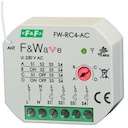 Система модульная FW-RC4AC (передатчик 4-х клавишный дистанц. управления; питание от сети; установка в монтаж. коробку d60мм) F&F EA14.002.016