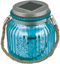 Светильник садовый USL-M-210/GN120 BLUE JAR на солн. батарее IP44 Uniel UL-00003208
