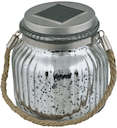 Светильник садовый USL-M-211/GN120 SILVER JAR на солн. батарее IP44 Uniel UL-00003209