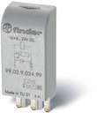 Модуль индикации и защиты LED + диод ( + A1) 110-220В DC зел. FINDER 9902922099