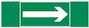 Знак "СТРЕЛКА" 310х90мм для аварийно-эвакуационного светильника VARTON V5-EM02-60.002.013
