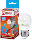 Лампа светодиодная LED-ШАР-VC 6Вт 230В E27 4000К 480Лм IN HOME 4690612020532