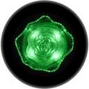 Ночник LED УЛ-4А Роза 0.4Вт 220В зелен. ULTRA LIGHT 000000000941