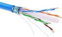 Информационный кабель экранированный F/UTP 4х2 CAT6, PVC, синий