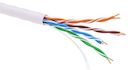 Информационный кабель неэкранированный U/UTP 4х2 CAT5E, PVC, белый