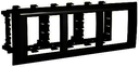 Рамка-суппорт Avanti для In-liner Front, черный, 6 модулей