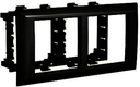 Рамка-суппорт Avanti для In-liner Front, черный, 4 модуля