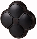 Кнопка 4-х позиционная черн.; черн. лицевое кольцо M22S-D4-S EATON 279412