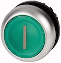 Головка кнопки с подсветкой изменение функц. с фикс./без фикс. зел. M22-DRL-G-X1 EATON 216959