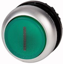 Головка кнопки M22-DRLH-G-X1 выступающая с фикс. с подсветкой. зел. EATON 216805