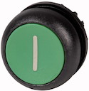 Головка кнопки с подсветкой изменение функц. с фикс./без фикс. зел.; черн. лицевое кольцо M22S-DRL-G-X1 EATON 216960