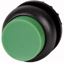 Головка кнопки M22S-DH-G выступающая без фикс. зел.; черн. лицевое кольцо EATON 216645