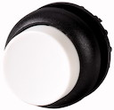Головка кнопки M22S-DH-W выступающая без фикс. бел.; черн. лицевое кольцо EATON 216639