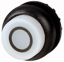 Головка кнопки с подсветкой выступающие без фикс. бел.; черн. лицевое кольцо M22S-DLH-W-X0 EATON 216980