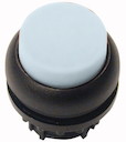 Головка кнопки M22S-DRLH-W выступающая с фикс. с подсветкой. бел.; черн. лицевое кольцо EATON 216791