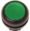 Головка кнопки с фикс. зел.; черн. лицевое кольцо M22S-DR-G EATON 216620