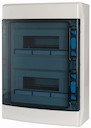 Шкаф навесной 2 ряда 24-мод. УФ-стойкий поликарбонат индустриальная серия; N/PE клеммы в комплекте IKA-2/24-ST-UV IP65 EATON 174191