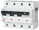 Выключатель автоматический модульный 4п (3P+N) D 40А 25кА PLHT-D40/3N EATON 248071