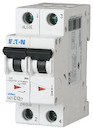 Выключатель автоматический модульный 2п D 10А 25кА FAZT-D10/2 EATON 240869